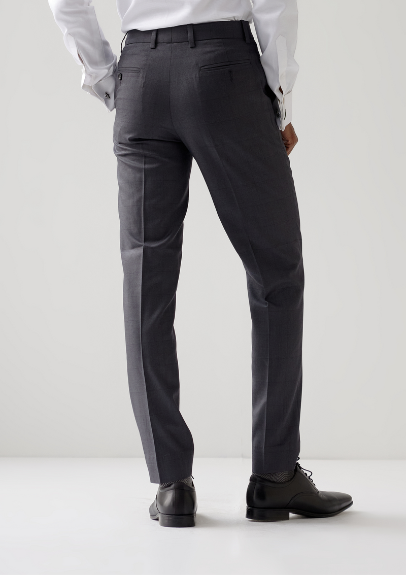 Pewter Black Twill Trouser