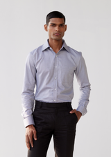 Neutral Grey Royal Oxford Shirt