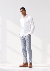 Slate Grey Twill Trousers