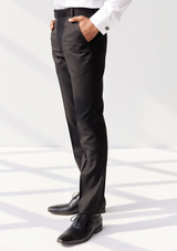 Asphalt Black Twill Trousers