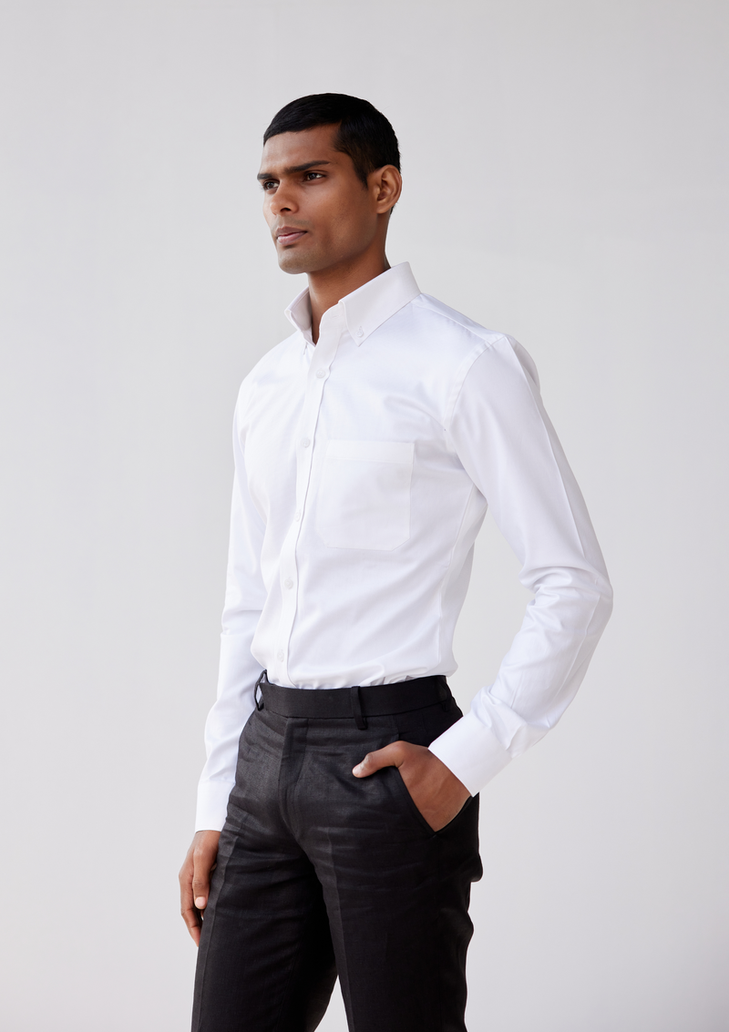 White Royal Oxford Shirt