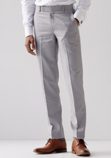 Soft Mist Grey Twill Trouser