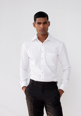 Timeless Classic White Twill Shirt