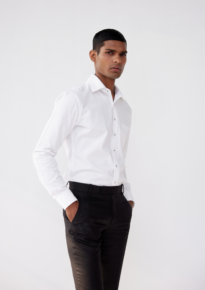 Timeless Classic White Twill Shirt