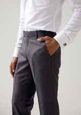 Pewter Black Twill Trouser