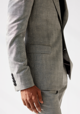 Black and Grey Dupplin Checked Blazer