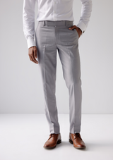 Soft Mist Grey Twill Trouser