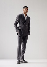 Pewter Black Twill Blazer