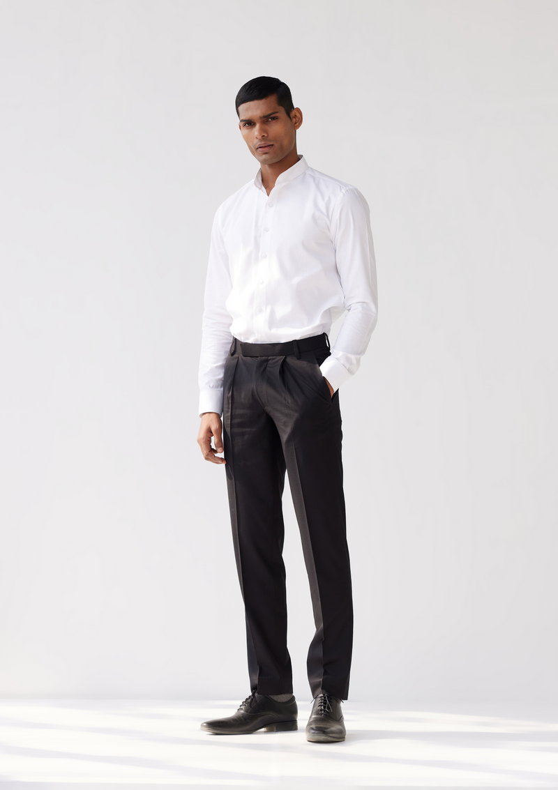 Lamp Black Dobby Trousers