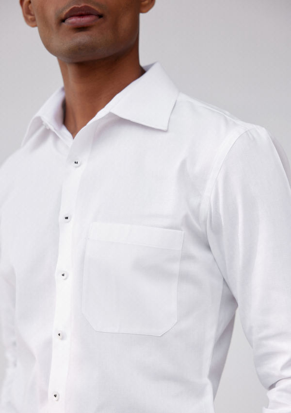 Timeless Classic White Twill Shirt