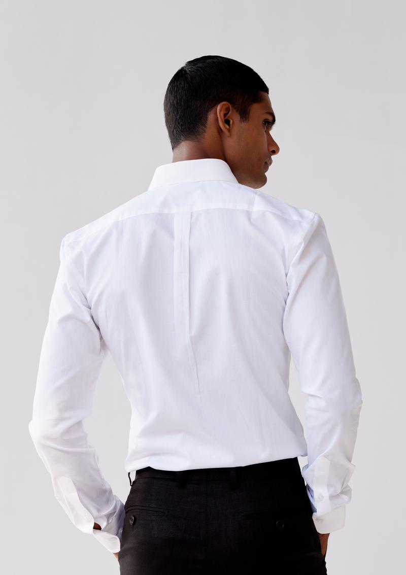 Frost White Poplin Shirt