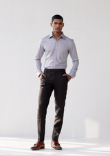 Neutral Grey Royal Oxford Shirt