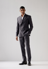 Pewter Black Twill Trouser